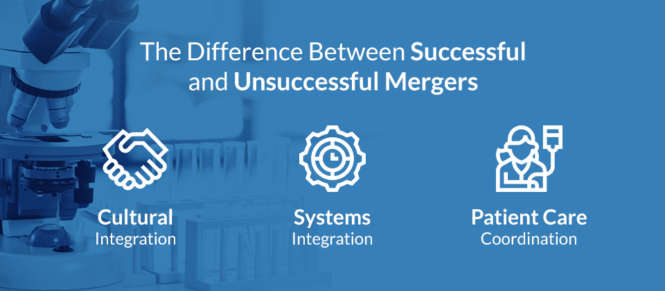 difference between healthcare mergers